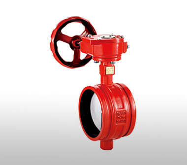 ZSDE8消防蝶閥(蝸輪溝槽式)